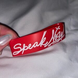 RARE Taylor Swift “Speak Now” Rubber Bracelet 💐